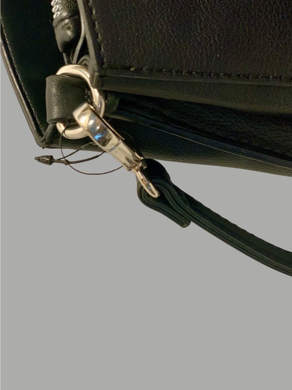 Nine West Black Leather Crossbody bag purse - Picture 9 of 14